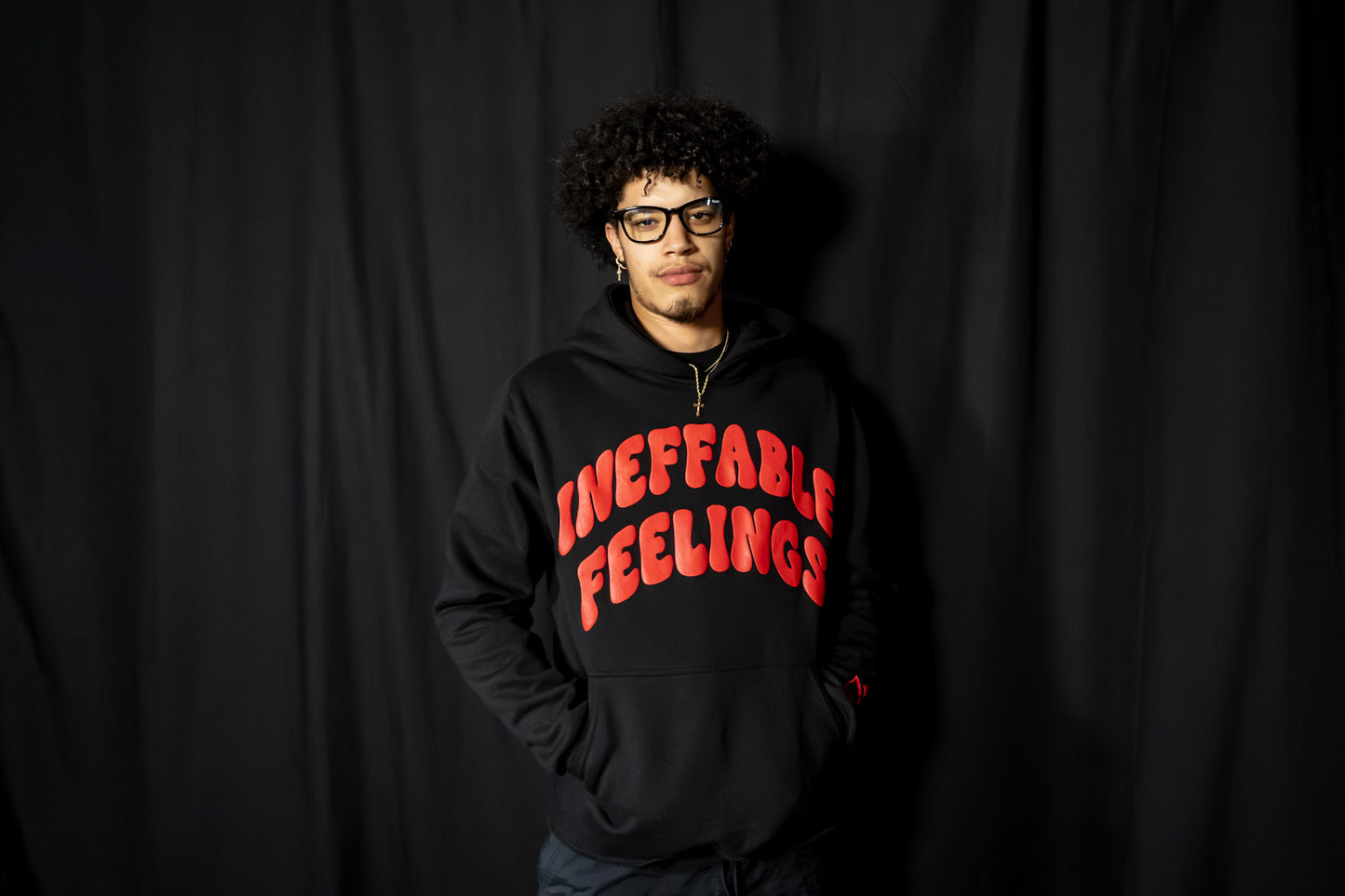 Genesis Hoodie- Black and Red