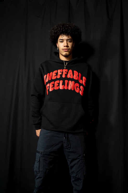 Genesis Hoodie- Black and Red