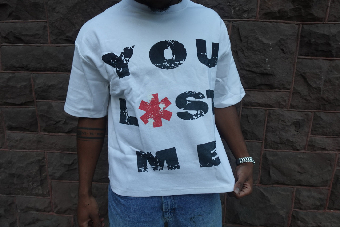 You Lost Me Tee Red