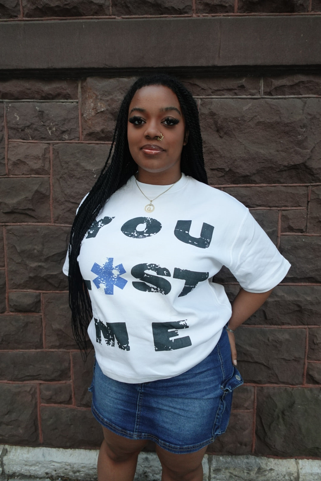 You Lost Me Tee Blue