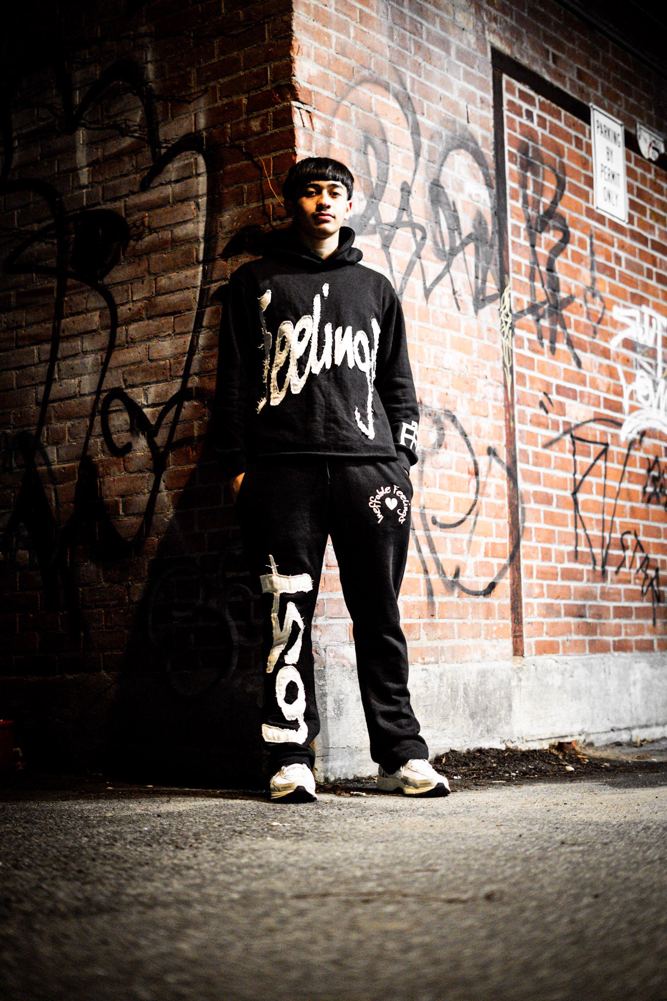 "Lost Feelings" Hoodie Black